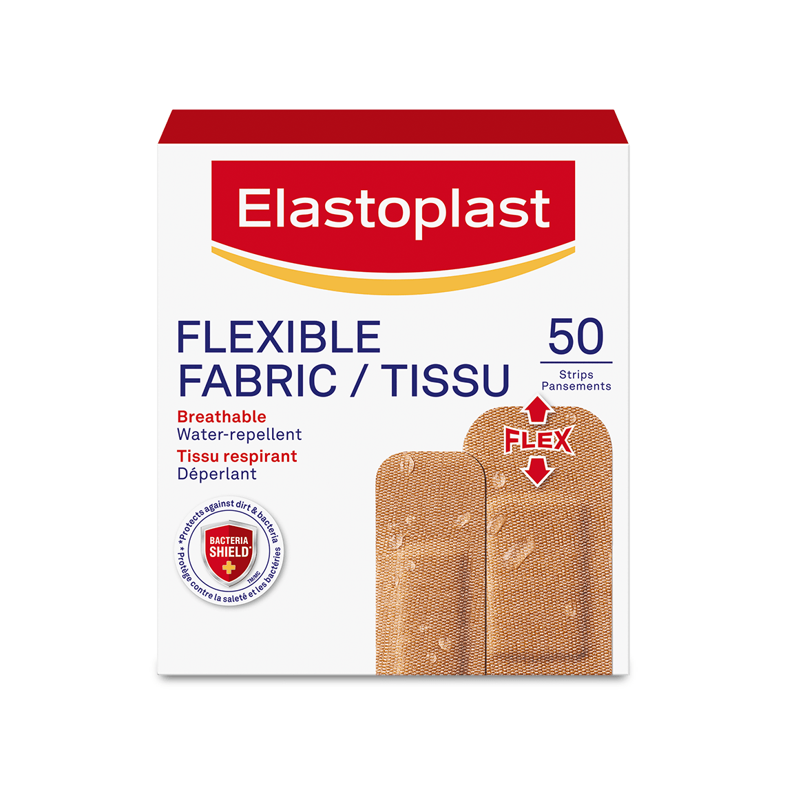 Elastoplast Flexible Fabric Bandages For Wound Protection